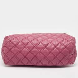 Marc Jacobs Pink Quilted Leather Day To Night Single Shoulder Bag