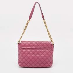 Marc Jacobs Pink Quilted Leather Day To Night Single Shoulder Bag