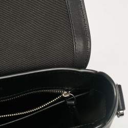 Pre Owned Marc Jacobs Black Leather Large J Marc Saddle Bag