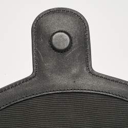 Pre Owned Marc Jacobs Black Leather Large J Marc Saddle Bag