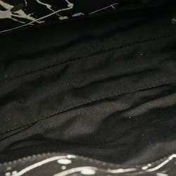 Pre Owned Marc Jacobs Black Splatter Paint Print Canvas Medium The Tote Bag