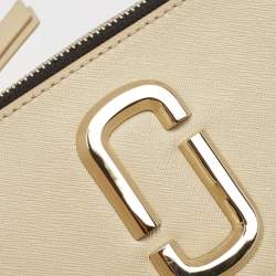 Marc Jacobs Beige Patent Leather Snapshot Camera Crossbody Bag