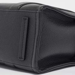 Pre Owned Marc Jacobs Black Leather Medium The Tote Bag