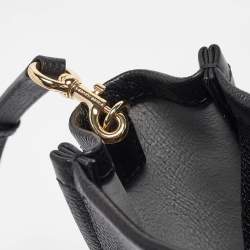 Pre Owned Marc Jacobs Black Leather Medium The Tote Bag