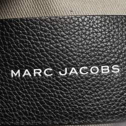 Pre Owned Marc Jacobs Black Leather Medium The Tote Bag