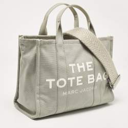 Marc Jacobs Grey Canvas Medium The Tote Bag