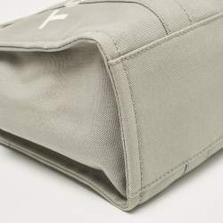 Marc Jacobs Grey Canvas Medium The Tote Bag