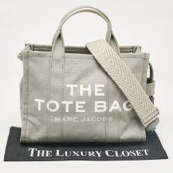 Marc Jacobs Grey Canvas Medium The Tote Bag