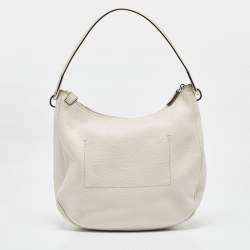 Marc Jacobs White Leather The Essential Hobo