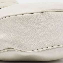 Marc Jacobs White Leather The Essential Hobo