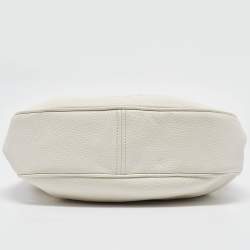 Marc Jacobs White Leather The Essential Hobo