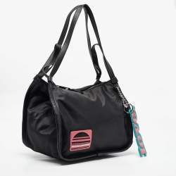 Marc Jacobs Black Nylon and Leather Sport Tote