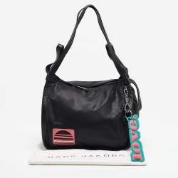 Marc Jacobs Black Nylon and Leather Sport Tote