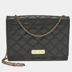 Marc Jacobs Black Quilted Leather All I One Shoulder Bag