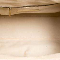 Pre Owned Marc Jacobs Dark Grey Quilted Leather Stam Satchel