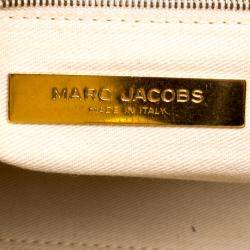 Pre Owned Marc Jacobs Dark Grey Quilted Leather Stam Satchel