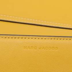 Marc Jacobs Yellow Leather Wallet On Chain