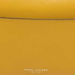 Marc Jacobs Yellow Leather Wallet On Chain