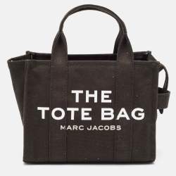 Marc Jacobs Black Canvas Small The Tote Bag