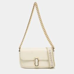 Marc Jacobs Off White Leather Mini The J Marc Shoulder Bag