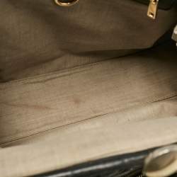 Marc Jacobs Black Quilted Leather Stam Satchel