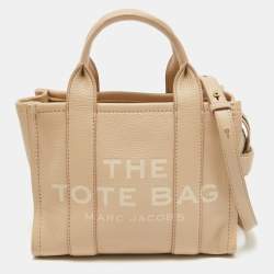 Marc Jacobs Beige Leather Small The Tote Bag