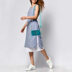 Marc Jacobs Turquoise Jelly The Snapshot Camera Crossbody Bag