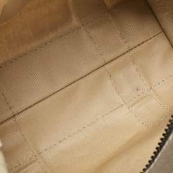 Marc Jacobs Beige/Light Green Canvas Small The Tote Bag