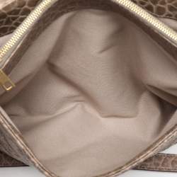 Marc Jacobs Light Brown Quilted Leather Flap Chain Shoulder Bag