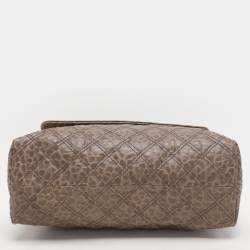 Marc Jacobs Light Brown Quilted Leather Flap Chain Shoulder Bag