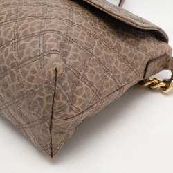 Marc Jacobs Light Brown Quilted Leather Flap Chain Shoulder Bag