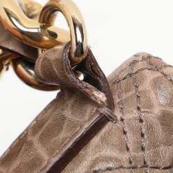 Marc Jacobs Light Brown Quilted Leather Flap Chain Shoulder Bag