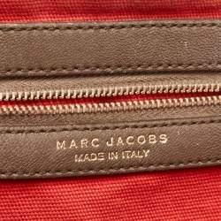 Marc Jacobs Brown Quilted Leather Stam Satchel