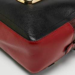 Marc Jacobs Black/Red Leather Pack Shot Backpack