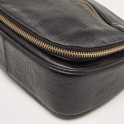 Marc Jacobs Black Leather Recruit Nomad Saddle Shoulder Bag