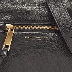 Marc Jacobs Black Leather Recruit Nomad Saddle Shoulder Bag