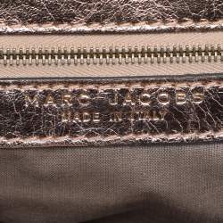 Pre Owned Marc Jacobs Rose Gold Leather Stam Shoulder Bag
