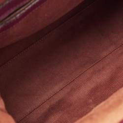Marc Jacobs Purple Quilted Leather Stam Satchel