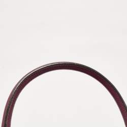 Marc Jacobs Purple Quilted Leather Stam Satchel