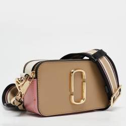 Pre Owned Marc Jacobs Tricolor Patent Leather Snapshot Camera Crossbody Bag