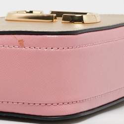 Pre Owned Marc Jacobs Tricolor Patent Leather Snapshot Camera Crossbody Bag