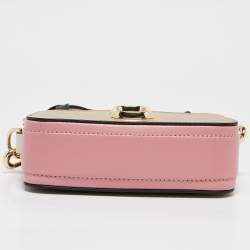 Pre Owned Marc Jacobs Tricolor Patent Leather Snapshot Camera Crossbody Bag