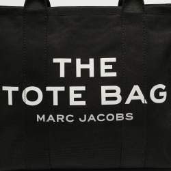Marc Jacobs Black Canvas Large The Tote Bag