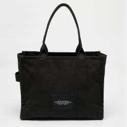 Marc Jacobs Black Canvas Large The Tote Bag