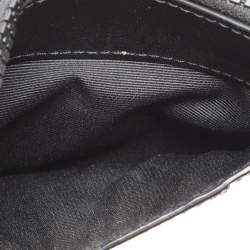 Marc Jacobs Black Patent Leather Snapshot Card Holder Wallet