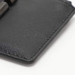 Marc Jacobs Black Patent Leather Snapshot Card Holder Wallet