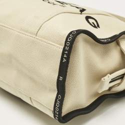 Marc Jacobs Cream Canvas Large The Tote Bag