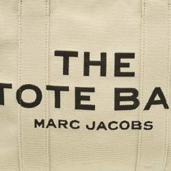 Marc Jacobs Cream Canvas Large The Tote Bag