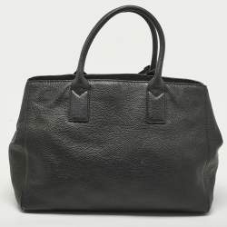 Marc Jacobs Black Leather Large Recruit East West Tote