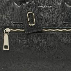 Marc Jacobs Black Leather Large Recruit East West Tote